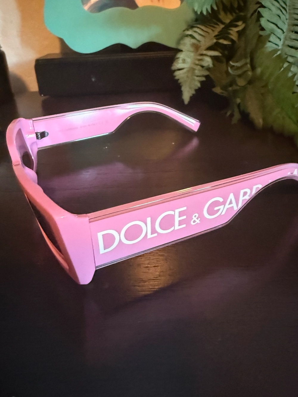 Pink Rectangular Women’s Sunglasses - Fashionable UV Shades